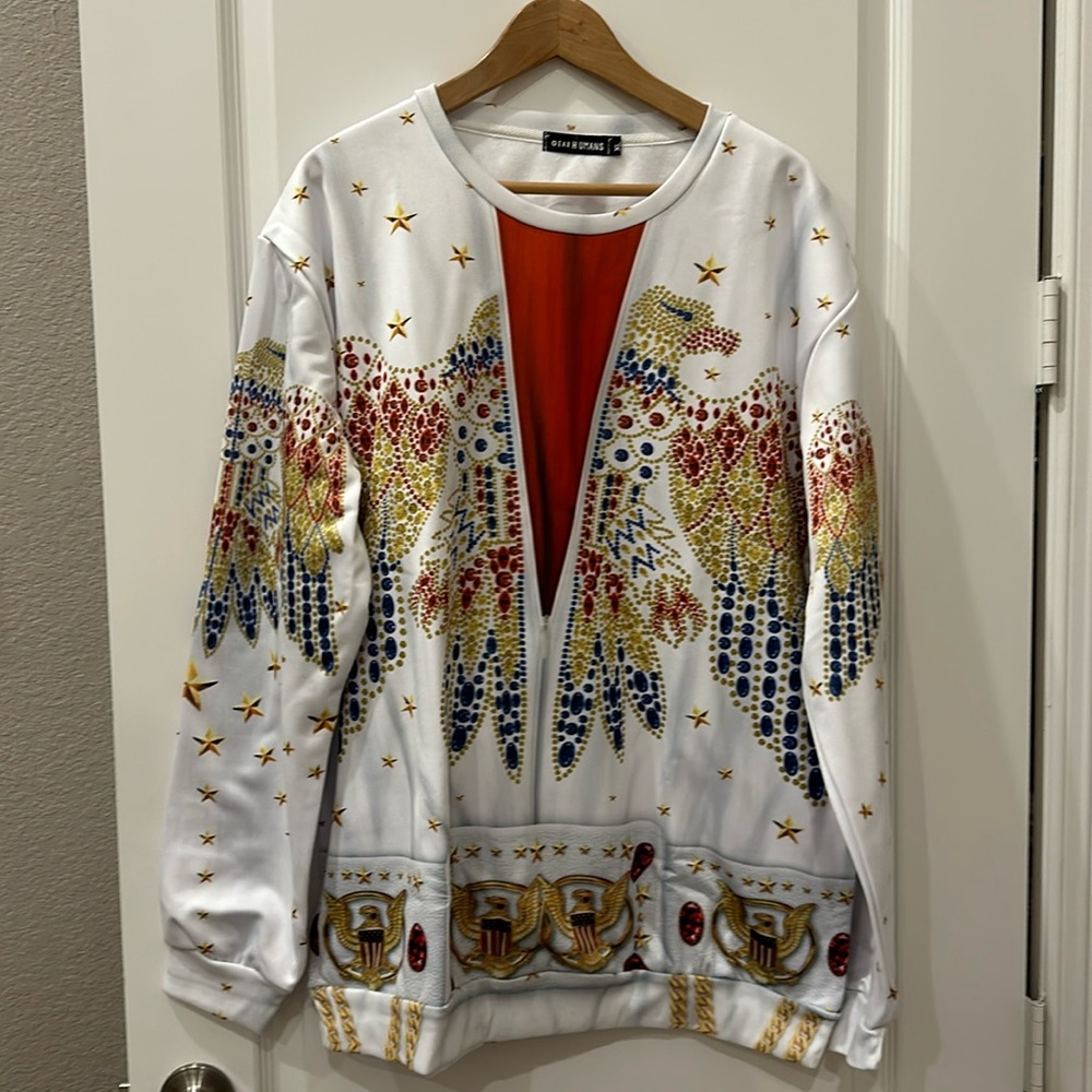 Elvis jump suit sweater